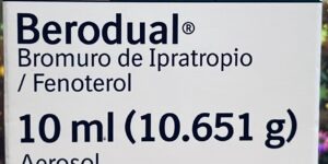 Berundual Bromuro de ipratropio 20 mg caja con frasco aerosol