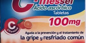 C-messel Acido ascorbico 100 mg caja con 20 tabletas
