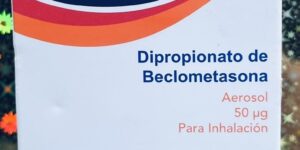 Clophiven Dipropiato de Beclometasona 50 mg caja con frasco aerosol