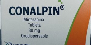 Conalpin Mirtazapina 30 mg caja con 30 tabletas