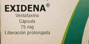 Exidena Velafaxina 75 mg caja con 10 tabletas