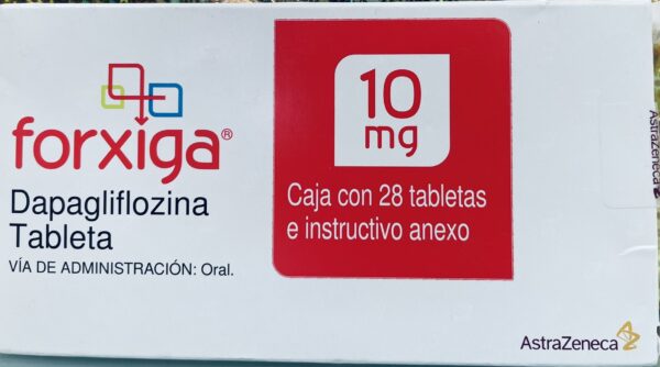 Forxiga Dapagliflozina 10 mg caja con 14 tabletas
