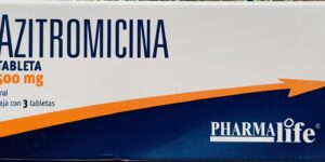 Generico Azitromicina 500 mg caja con 3 tabletas