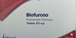 Biofuroso Fumarato Ferroso 200 mg caja con 50 tabletas