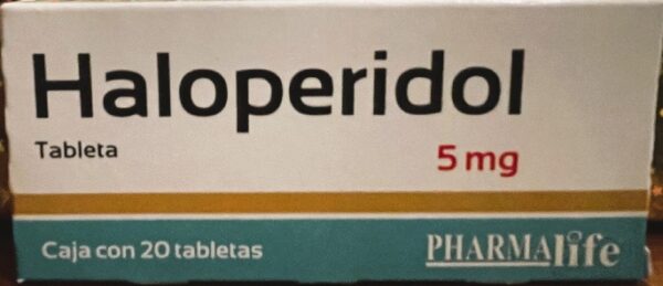 Generico Haloperidol 5 mg  caja con 20 tabletas