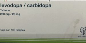 Generico Levodona 250 mg / Carbidopa 25 mg caja con 100 tabletas