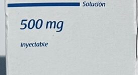 Generico Meropenem 500 mg caja con 1 inyectable