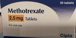 Generico Methotrexate 25 mg  caja con 50 tabletas