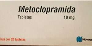 Generico Metoclopramida 10 mg caja con 20 tabletas