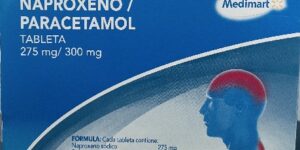 Generico Naproxeno 275 mg - Paracetamol 300 mg caja con 15 tabletas