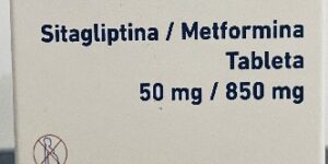 Generico Sitagliptina 50 mg / Metformina 850 mg caja con 56 tabletas