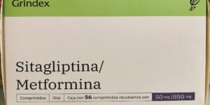 Generico Sitagliptina 50 mg / Metformina 850 mg caja con 56 tabletas