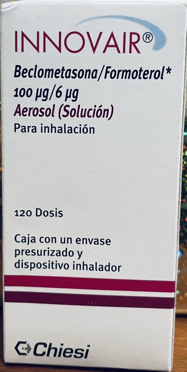 Innovair Beclometasona, Formoterol Envase con 120 dosis