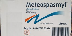 Meteospasmyl Alverina 60mg / Simeticona 300mg caja con 20 capsulas