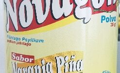 Novagon Plantago psyllium 49.70 g Sabor Piña Frasco con 400 g
