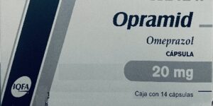 Opramid omeprazol 20 mg caja con 14 capsulas