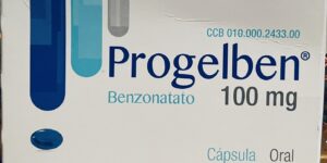 Progelben Benzonatato 100 mg caja con 20 capsulas