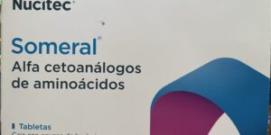 Someral Alfa cetoanalogos de aminoacidos caja con 100 tabletas