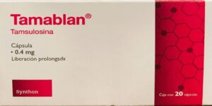 Tamablan Tamsulosina 0.4 mg caja con 20 capsulas