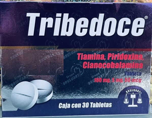Tribedoce Complejo B caja con 30 tabletas