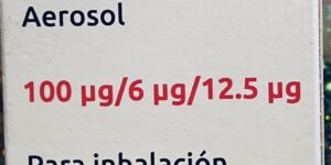 Trimbow Beclometasona, Formoterol, Glicopirronio Envase con 120 dosis