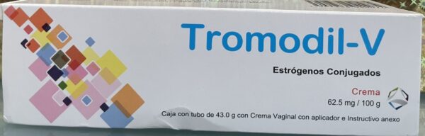 Tromodil-V Estrogenos conjugados 62.5 mg caja con tubo 100 g