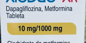 XigDuo XR Dapagliflozina 10 mg / Metformina 1000 mg caja con 28 tabletas