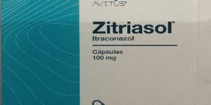 Zitriasol Itraconazol 100 mg caja con 15 tabletas